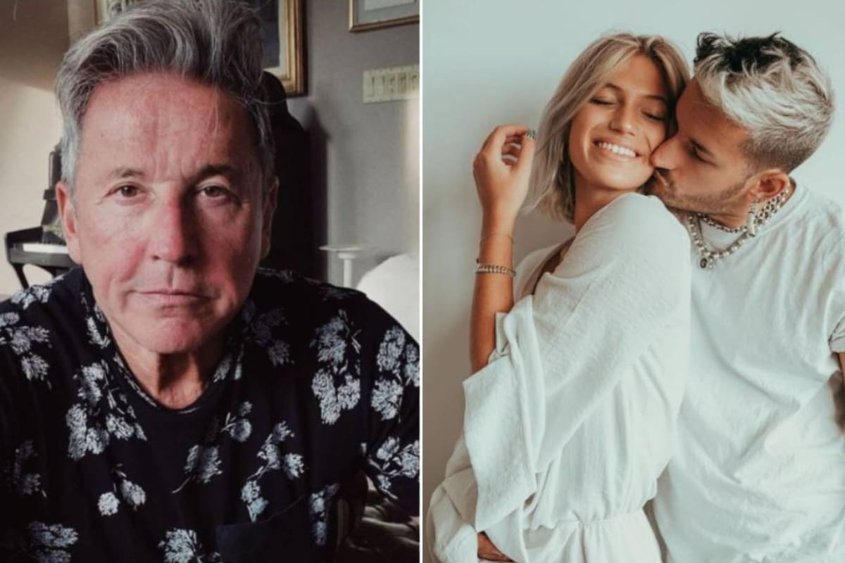 La foto de la pareja desnuda cosechó 346.000 likes, pero causó el asombro de papá Ricardo, que expresó su sorpresa en un comentario