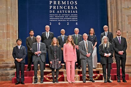La foto de la princesa de Asturias con los ganadores