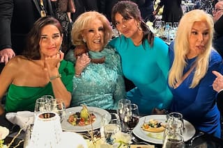 El detrás de escena de la “foto perfecta” que Wanda Nara consiguió con Mirtha Legrand y Susana Giménez