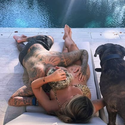 La foto de Mauro Icardi y la China Suárez que alimentó rumores de embarazo (Foto: Instagram)