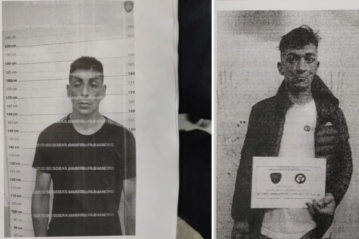 La foto de prontuario de los dos evadidos de la comisaría de Villa Urquiza