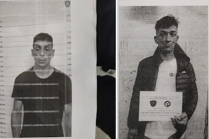 La foto de prontuario de los dos evadidos de la comisaría de Villa Urquiza