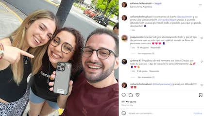 La foto de Sofía y los dueños del celular