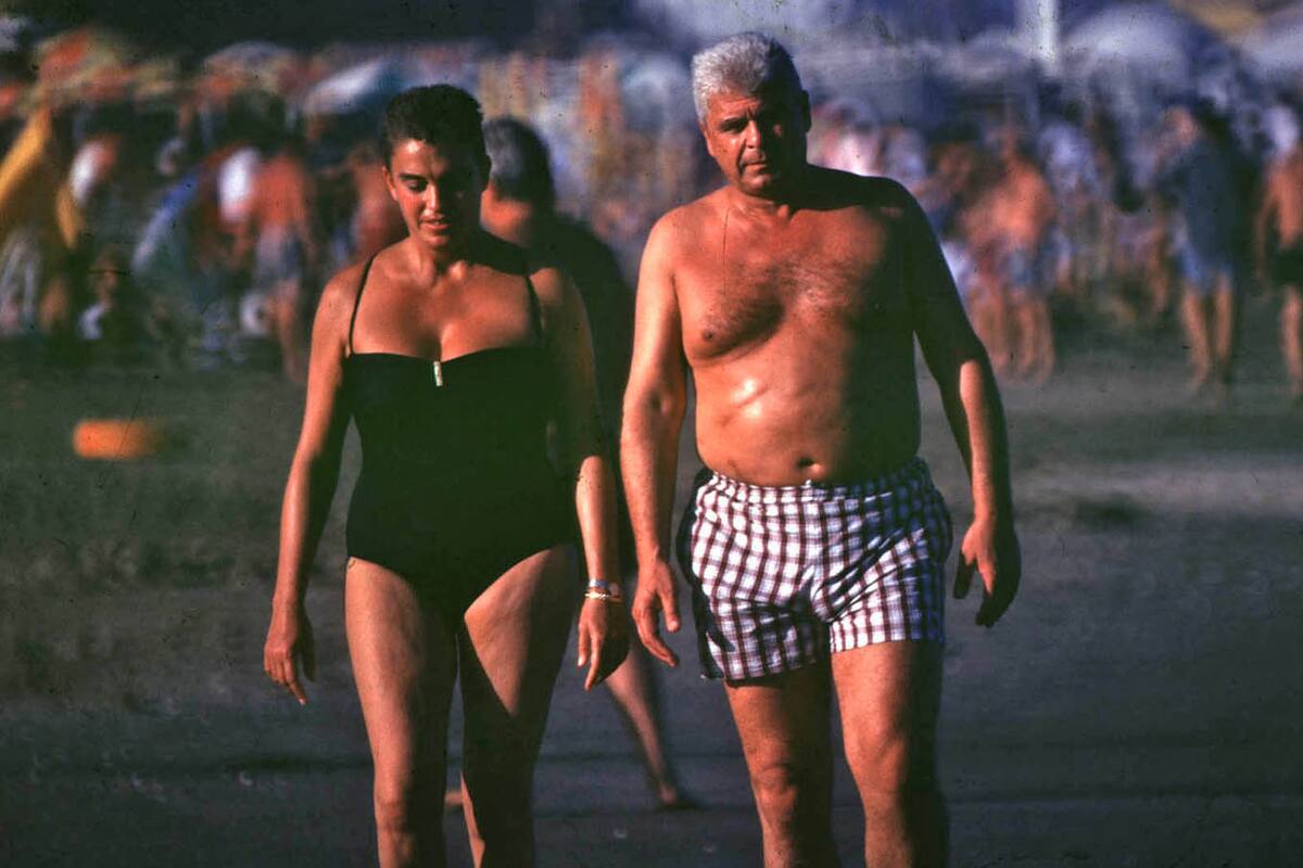 La foto de Yabrán junto a su esposa María Cristina que tomó Cabezas en febrero de 1996. Fue publicada por la revista Noticias el 3 de marzo de ese año. Meses después, el 25 de enero de 1997, Cabezas fue asesinado