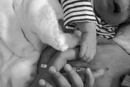 La foto del bebé fue subida por su madre a las redes sociales