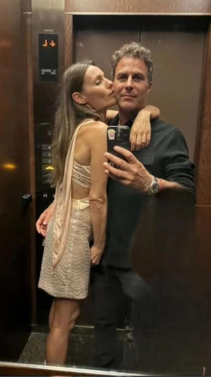 La foto del beso entre Pampita y Martín Pepa