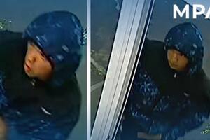 La foto difundida por la fiscalía para identificar al delincuente que asesino a Bruno Bussanich
