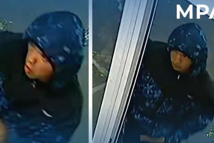 La foto difundida por la fiscalía para identificar al delincuente que asesino a Bruno Bussanich