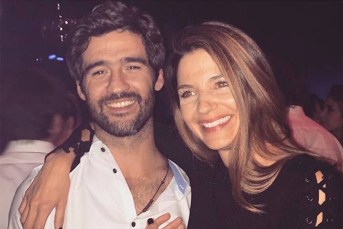 La foto en cuarentena de Marcela Kloosterboer junto a su marido, Fernando Sieling: "Mi equipo en este lío"