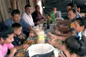 La foto en la que aparece Loan, antes de su desaparición