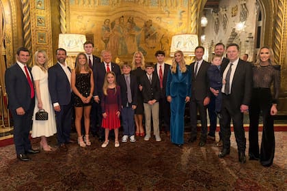 La foto familiar de Trump compartida por Kai Trump junto a Elon Musk