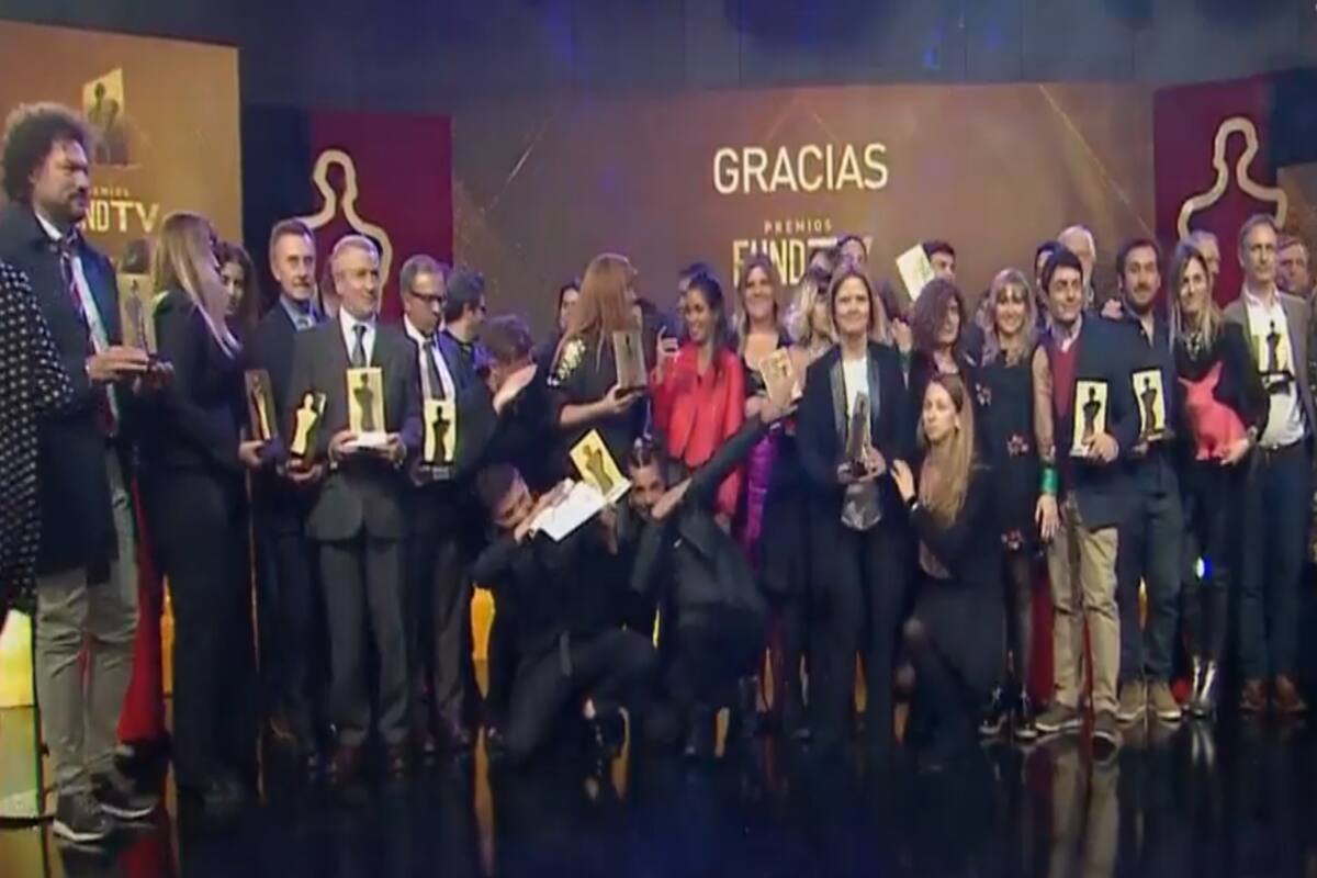 La foto final con todos los ganadores