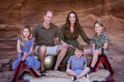 La foto fue tomada durante un viaje secreto a Jordania