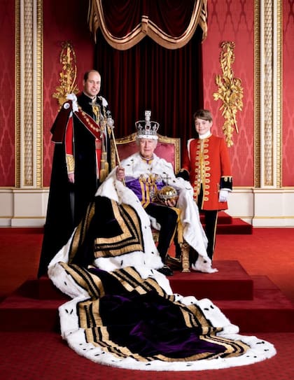 La foto fue tomada el sábado 6 de mayo, día de la coronación de Carlos III
