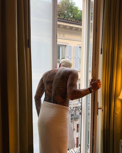 La foto hot de Mauro Icardi que compartió la China Suárez (Foto: Instagram/@sangrejaponesa)