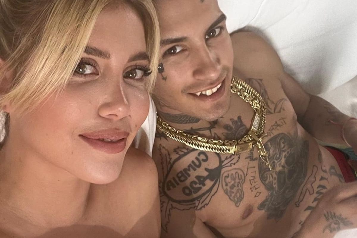 La foto íntima de L-Gante en la habitación que compartió Wanda Nara