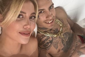La foto íntima de L-Gante en la habitación que compartió Wanda Nara