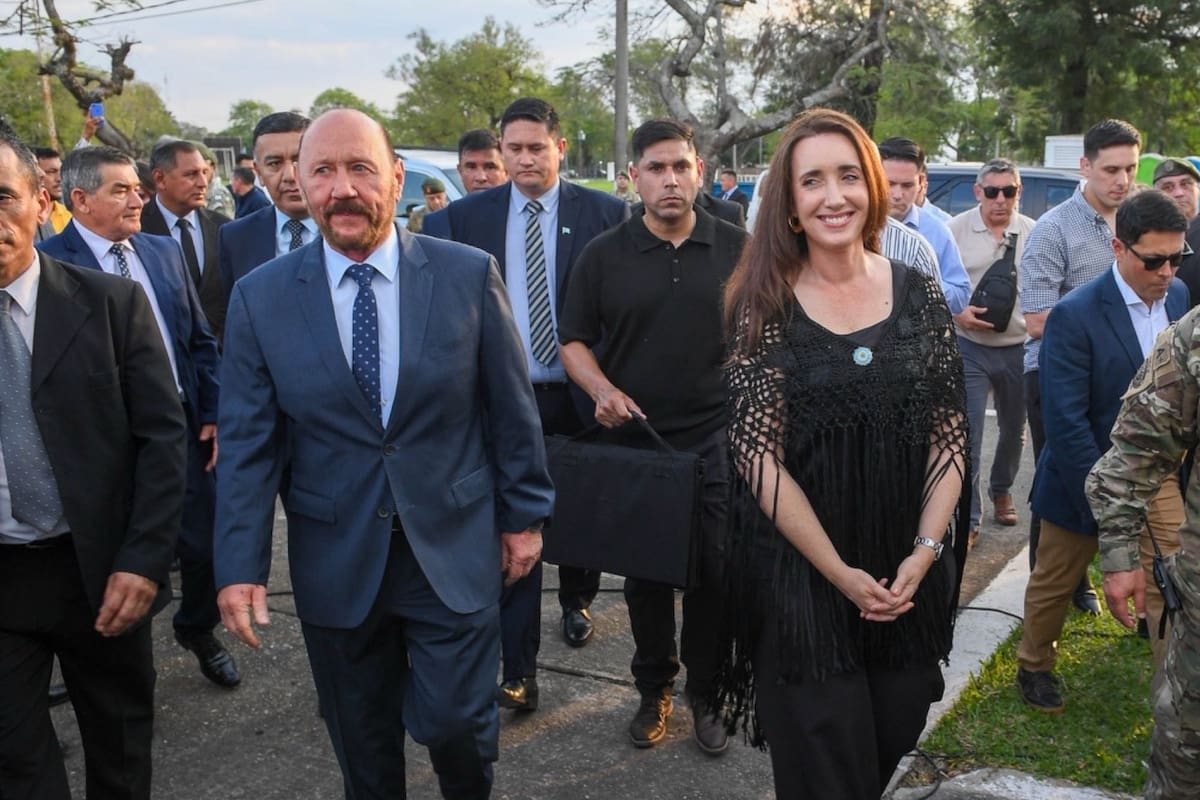 La foto junto a Insfrán que la propia vice subió a sus redes sociales.