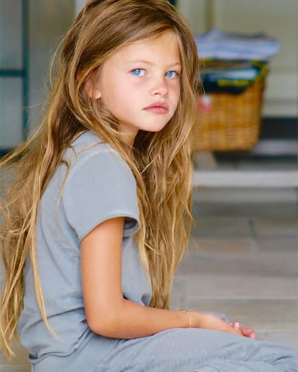 La foto más conocida de Thylane Blondeau cuando la llamaron "la chica más linda del mundo"