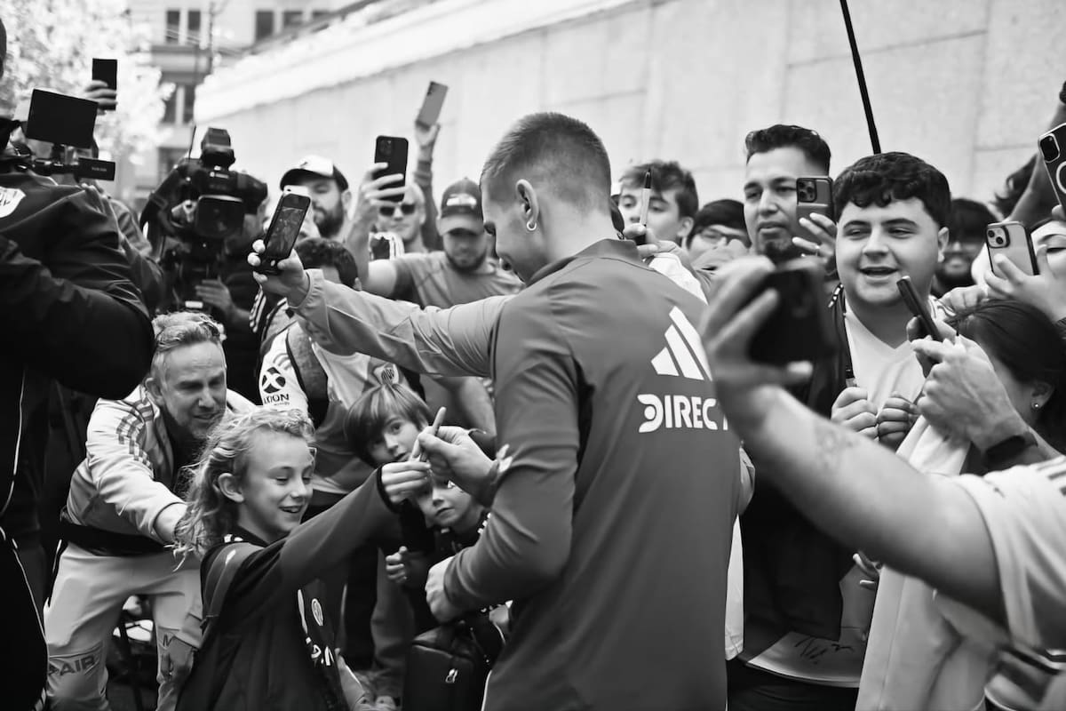 La foto principal que subió Franco Mastantuono en Instagram para despedirse de River