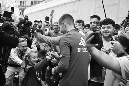La foto principal que subió Franco Mastantuono en Instagram para despedirse de River
