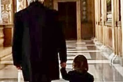 La foto que compartió Alberto Fernández junto a su hijo menor, Francisco