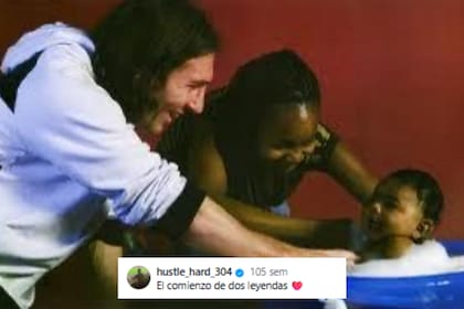 La foto que compartió el padre de Lamine Yamal en la previa de la Eurocopa de 2024 (Foto: Instagram @hustle_hard_304)