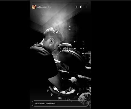 La foto que compartió en Instagram Sol, la mujer que habría estado en el vehículo con Salvio