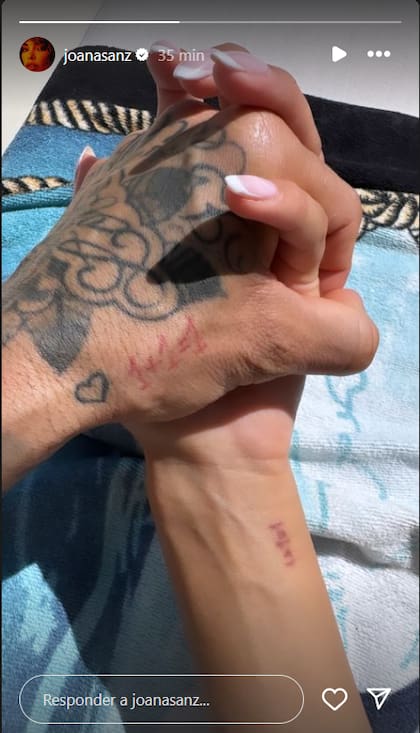 La foto que compartió Joana Sanz