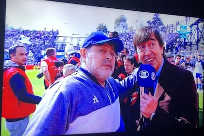 La foto que el periodista le dedicó al 10 el día de su cumpleaños número 60. Crédito: Instagram