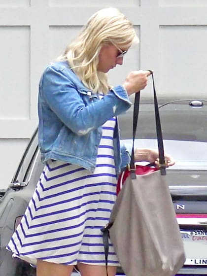 La foto que generó rumores de embarazo para la productora Lindsay Shookus, actual pareja de Ben Affleck
