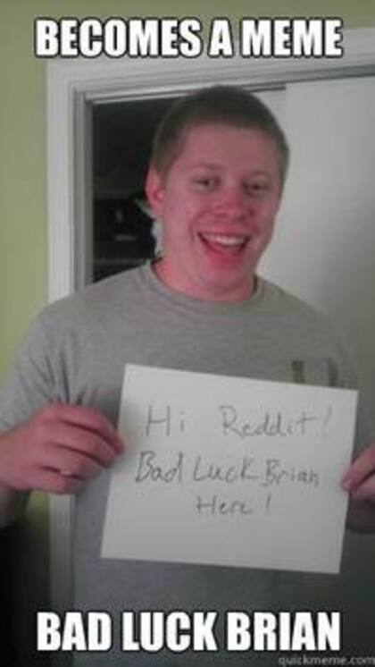 La foto que Kyle utilizó para presentarse en Reddit. Fuente: Internet.