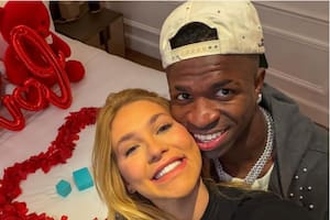La foto que oficializó el romance entre Vinicius Jr y Virginia Fonseca