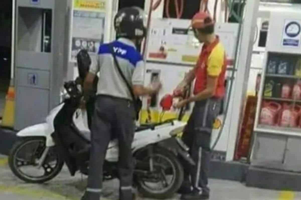 La foto que publicó Javier Milei