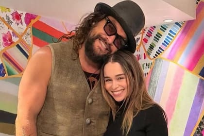 La foto que reavivó la nostalgia de Game of Thrones: el reencuentro entre Emilia Clarke y Jason Momoa (Foto: Instagram/@emilia_clarke)