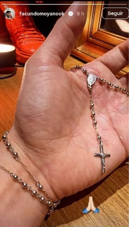 La foto que subió Facundo Moyano a Instagram