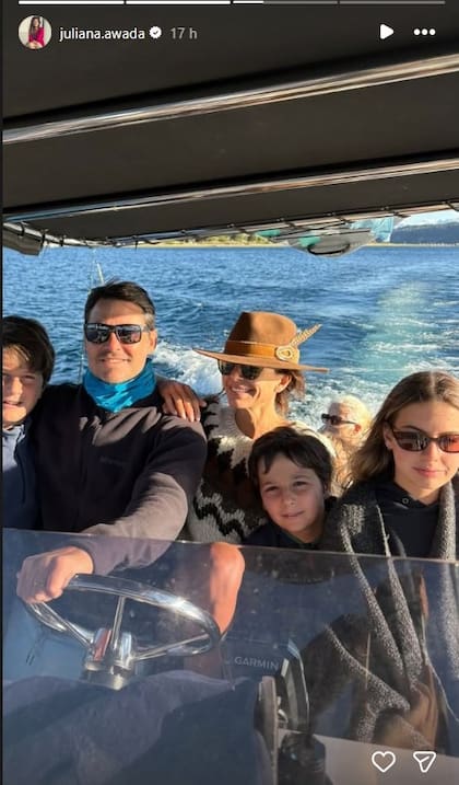 La foto que subió Juliana Awada