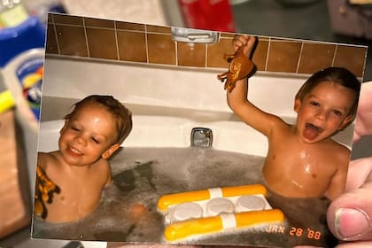 La foto que subió su hermano Corey.