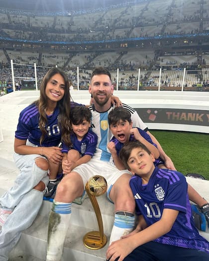 La foto que tendría Anto Roccuzzo como fondo de pantalla (Foto: Instagram @antonelaroccuzzo)