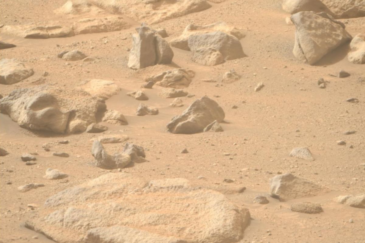 La foto que tomó la NASA sobre la superficie de Marte y que se asemeja a un rostro humano