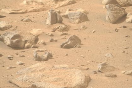 La foto que tomó la NASA sobre la superficie de Marte y que se asemeja a un rostro humano