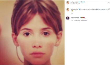 La foto retro de Guillermina. Fuente: Instagram