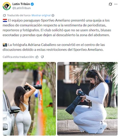 La fotógrafa Adriana Caballero, en el centro de la polémica en Paraguay