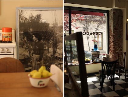 La fotografía de la abuela Lia, y el piso damero de Obrador