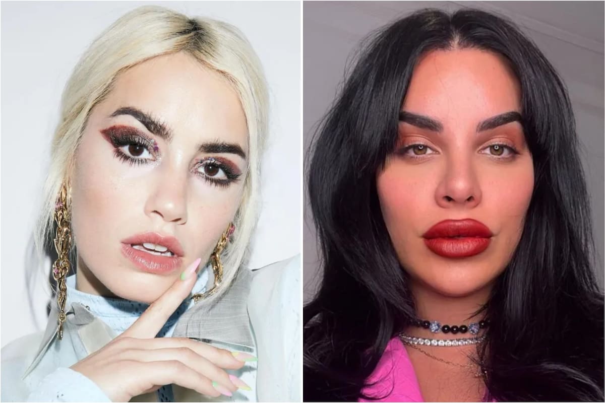 La fotografía de Lali Espósito y Jedet a los besos (Foto: Instagram Carmen Jedet)