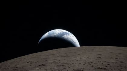 La fotografía fue tomada por la tripulación de Artemis durante un sobrevuelo de siete horas alrededor de la Luna