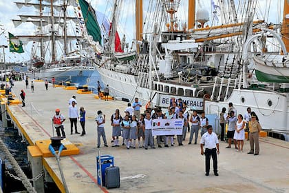 La Fragata en el puerto de Cozumel, en México, donde habría ocurrido el ataque.