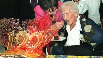 La francesa Jeanne Calmet, que murió con 122 años en 1997, es la única persona verificada con más de 120