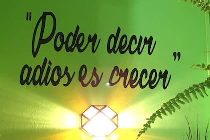 La frase de Cerati caló tan hondo en Aldana que hoy forma parte de la pared del living de su casa.