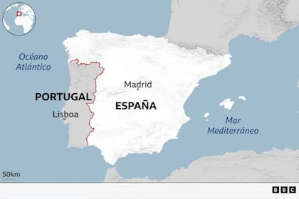 La frontera entre España y Portugal se conoce como 'La Raya' y tiene más de 1200 kilómetros